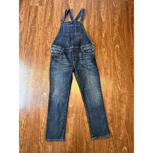 Current/Elliott Hatch Easy Denim Maternity Overall Adjustable Pregnancy Jumpsuit